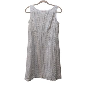 Sheri Martin Ladies Sleeveless Eyelet Lace Midi Dress